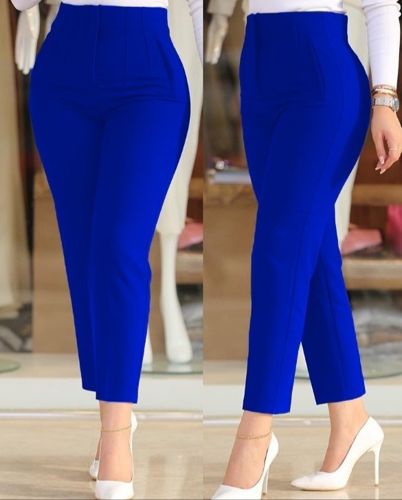 Kadın Çima Detay Ithal Krep Pantolon