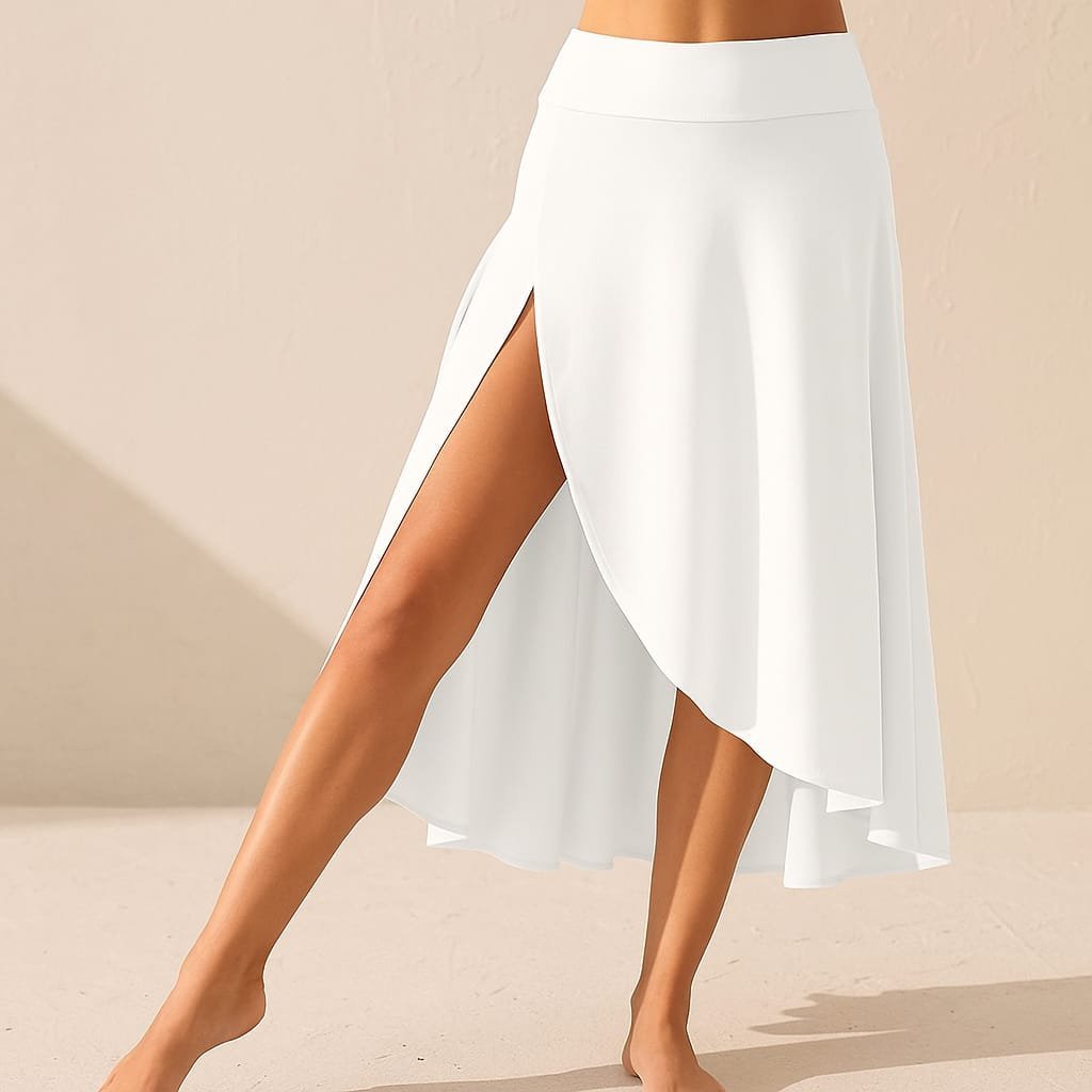 Women Pocket Detail Thai Sandy Skirt