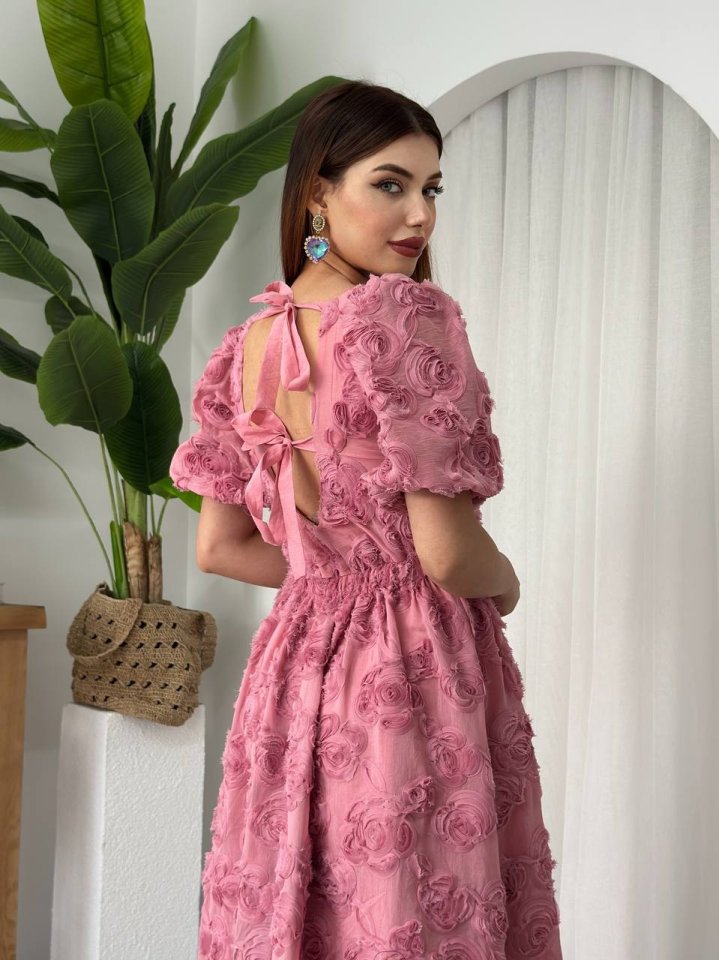 Wear Back Binding Detailed Dress