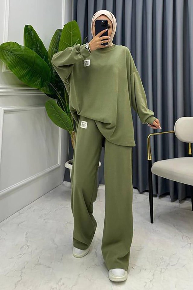 Mint Classic Fitilli Sweater And Pants Tool