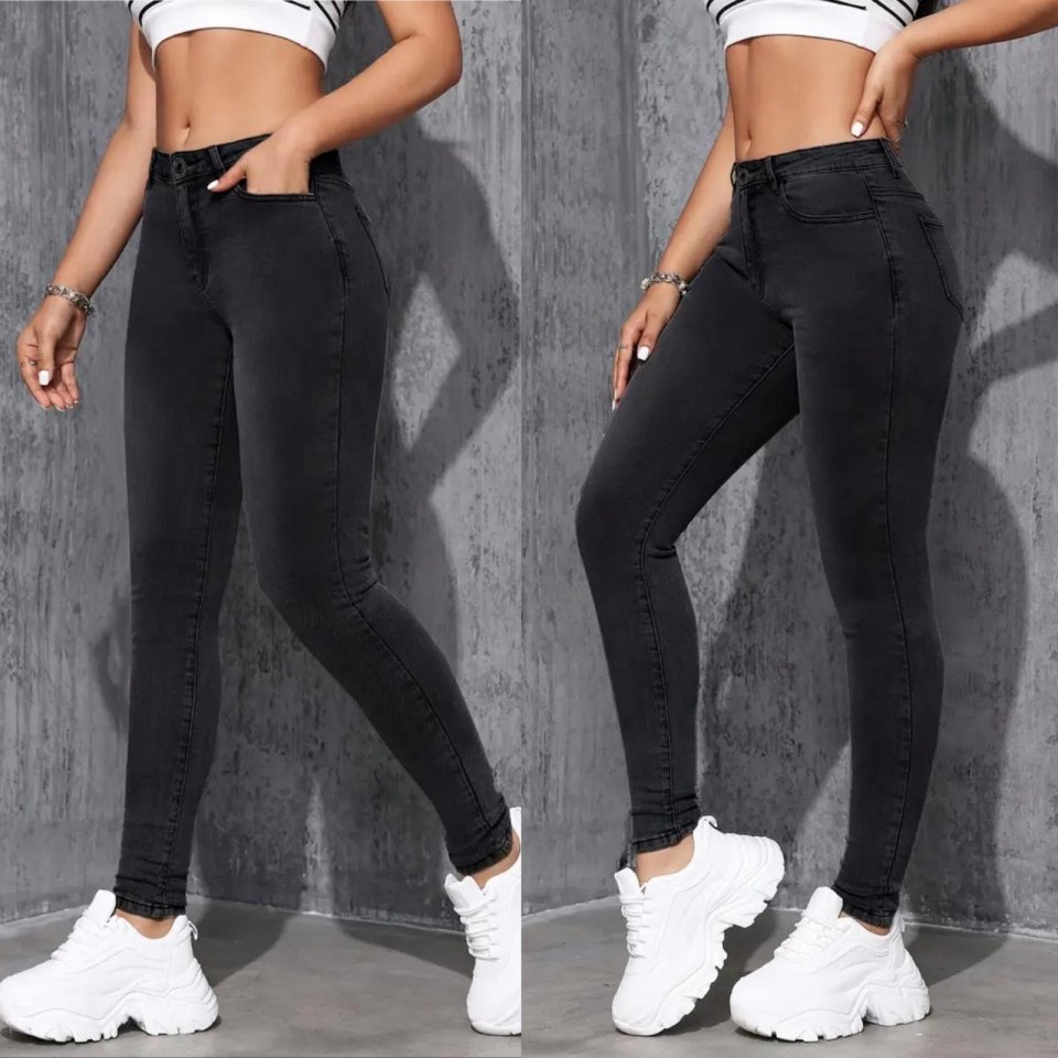 Women High Waist Dar Paça Lycra Pants