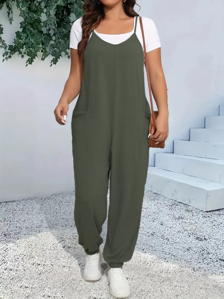 Women's Hanger Halter Collar Wrapper Coverall