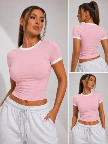 Kadın yanı lastik detay ribanalı viskon kumaş bluz