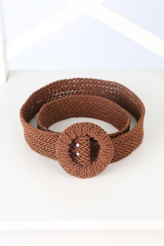 01026 Hasır Kemer - Kahverengi